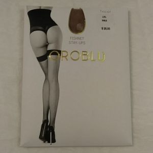 OROBLU Fishnet Stay-Ups Tricot